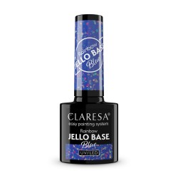 CLARESA Rainbow Jello Base Baza hybrydowa - Blue 5 g