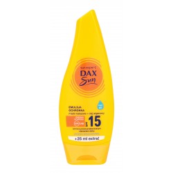 Dax Sun Emulsja ochronna do opalania SPF 15 z masłem kakaowym i olejem arganowym 175ml