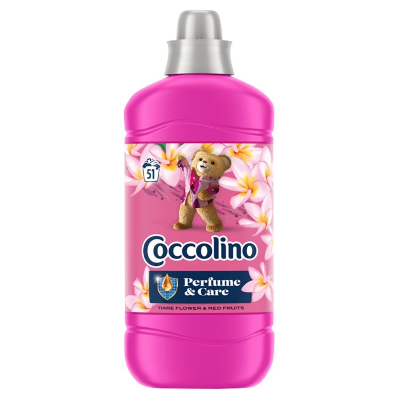 COCCOLINO Perfume & Care Płyn do płukania tkanin Tiare Flower&Redfruits  1275ml (51 prań)