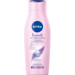NIVEA Hairmilk Mleczny szampon do włosów matowych i zmęczonych Natural Shine 400 ml
