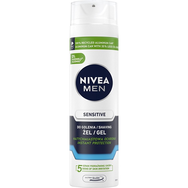 NIVEA MEN Łagodzący żel do golenia Sensitive 200 ml