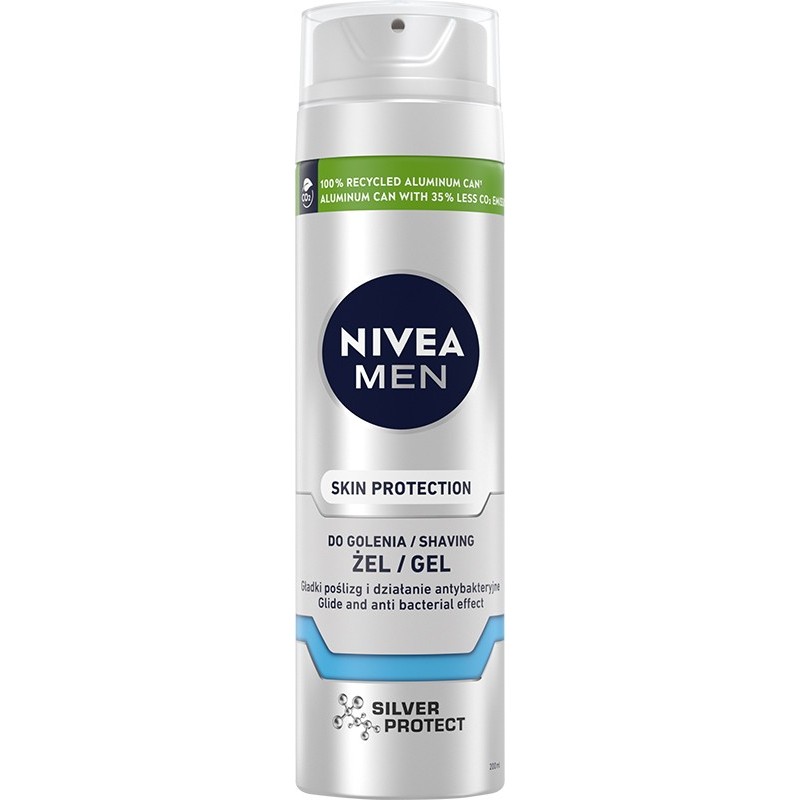 NIVEA MEN Żel do golenia Silver Protect 200 ml