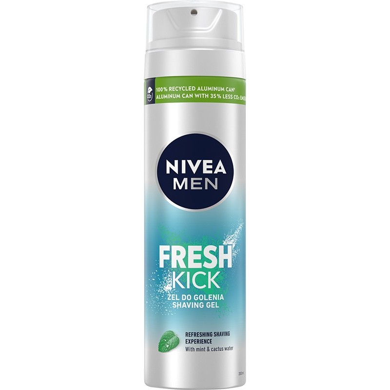 NIVEA MEN Żel do golenia Fresh Kick 200 ml