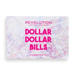 REVOLUTION Power Shadow Paletka 6 cieni do powiek Dollar Bills