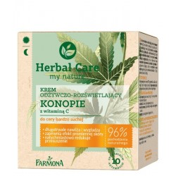 Farmona Herbal Care Krem odżywczo-rozświetlający Konopie z witaminą C - cera bardzo sucha 50 ml