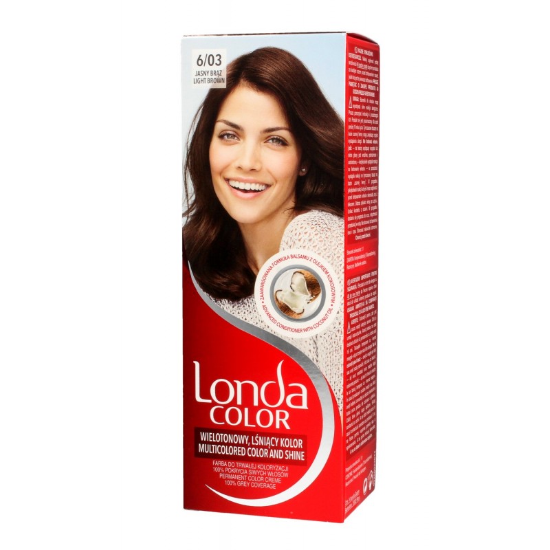Londacolor Cream Farba do włosów nr 6/03 jasny brąz  1op.