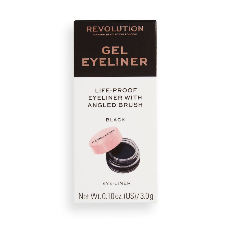 REVOLUTION Gel Eyeliner Pot With Brush żelowy eyeliner do oczu 3 g