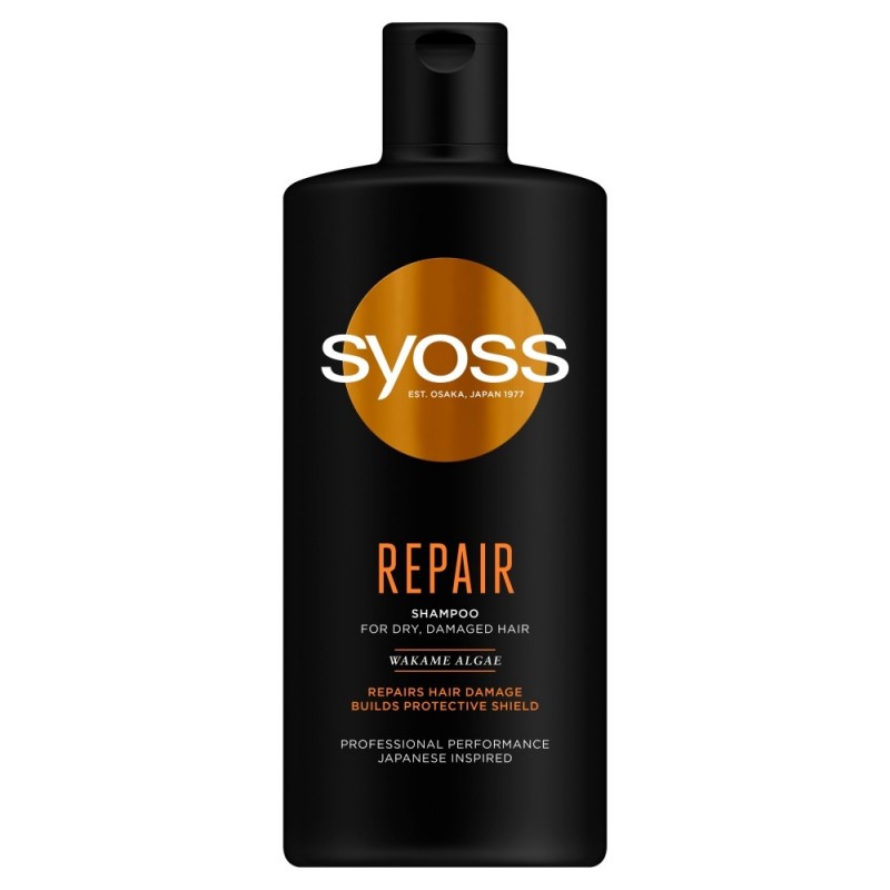 Schwarzkopf  Syoss Repair Szampon odbudowujący do włosów suchych i zniszczonych  440ml