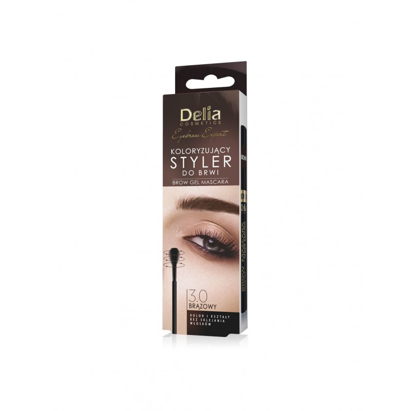 DELIA COSMETICS Expert Styler do brwi 3.0 Brąz