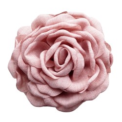 ECARLA Spinka do włosów duża klamra XL - róża kwiat różowa 9 cm SP288R