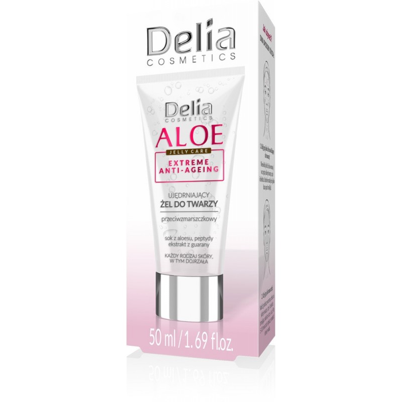 Delia Cosmetics Aloe Jelly Care Ujędrniający żel do twarzy 50ml