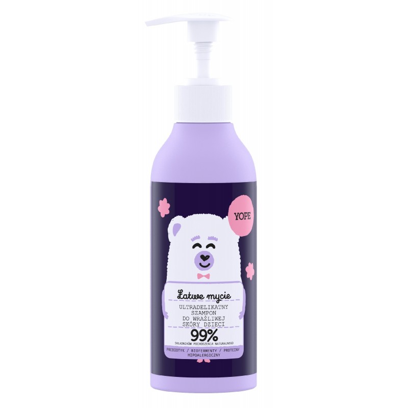 YOPE Kids Ultradelikatny Szampon do wrażliwej skóry dzieci 300ml