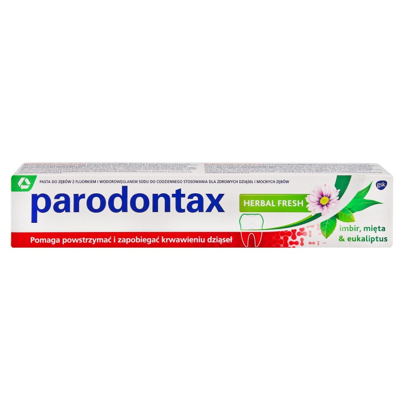 GSK Parodontax Pasta do zębów Herbal Fresh - 75ml