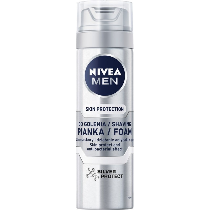 NIVEA MEN Pianka do golenia Silver Protect 200 ml