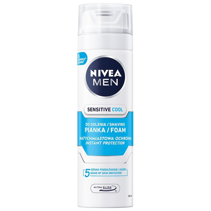 NIVEA MEN Chłodząca pianka do golenia Sensitive Cool 200 ml