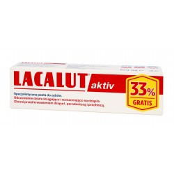 Lacalut Pasta do zębów Activ paradontoza 75ml + 33% gratis