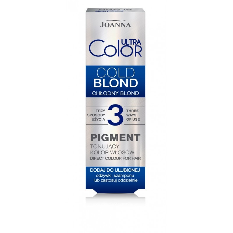 JOANNA Ultra Color Pigment tonujący kolor włosów - chłodny blond 100 ml