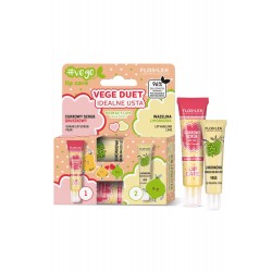 Floslek Lip Care Vege Duet Idealne Usta ( scrub gruszkowy 14g + wazelina limonkowa 10g)