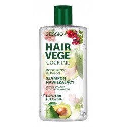 CHANTAL Sessio Hair Vege Szampon nawilżający do włosów - Awokado i Żurawina 300 ml