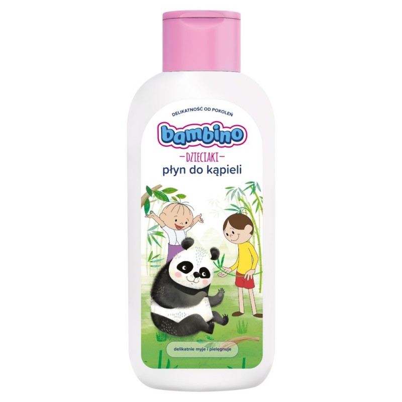BAMBINO Dzieciaki Płyn do kąpieli edycja limitowana z Bolkiem i Lolkiem - Panda 400 ml