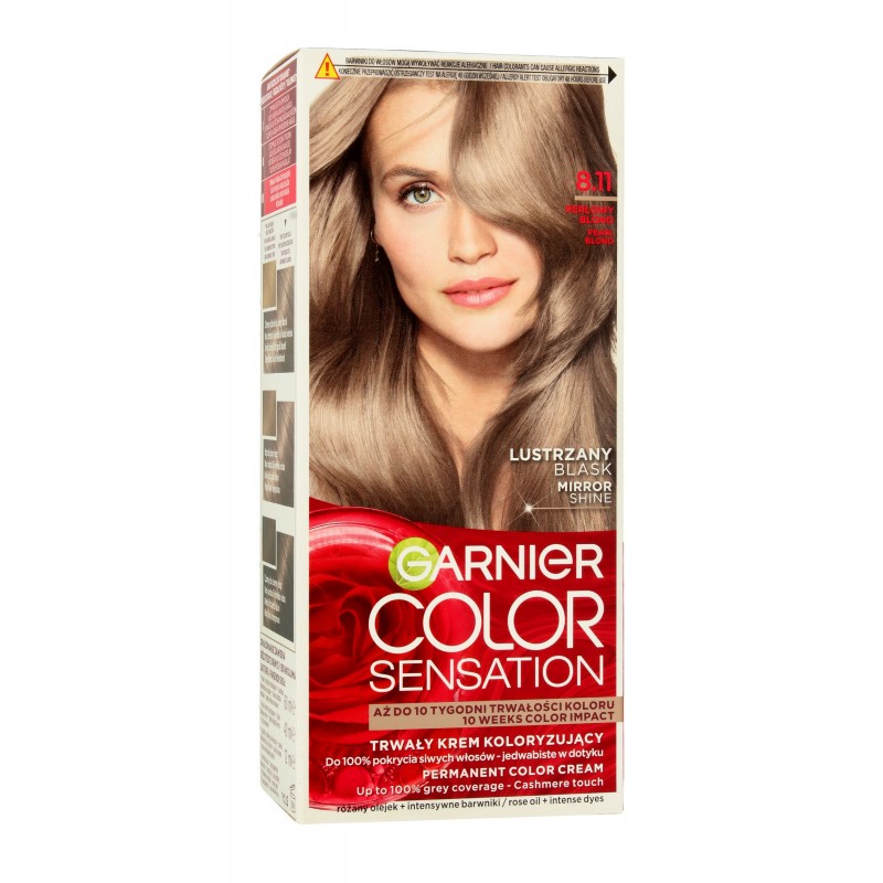 Garnier Color Sensation Krem koloryzujący 8.11 Pearl Blond - Perłowy Blond 1op.