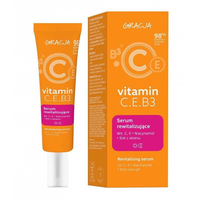 GRACJA Vitamin C.E.B3 Serum rewitalizujące do twarzy 30 ml