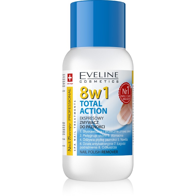 EVELINE Nail Therapy Professional Zmywacz do paznokci 8w1 150 ml