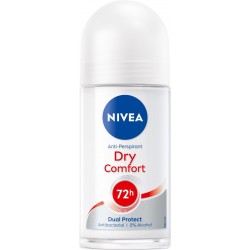 NIVEA Antyperspirant damski w kulce Dry Comfort Dual Protect 50 ml