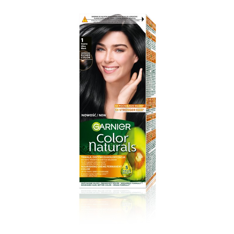 GARNIER Color Naturals Farba nr 1 - Czarny  1op.