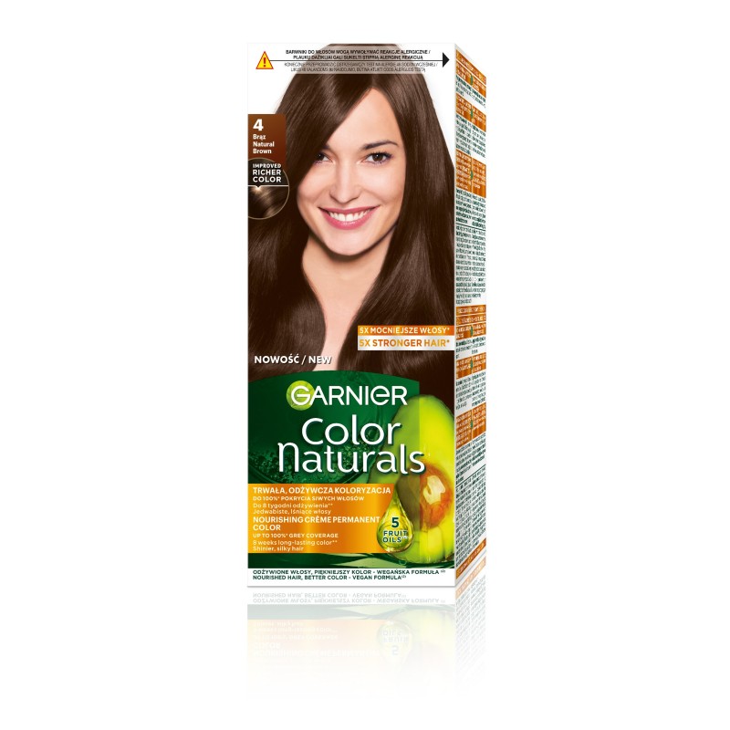 GARNIER Color Naturals Farba nr 4 - Brąz  1op.