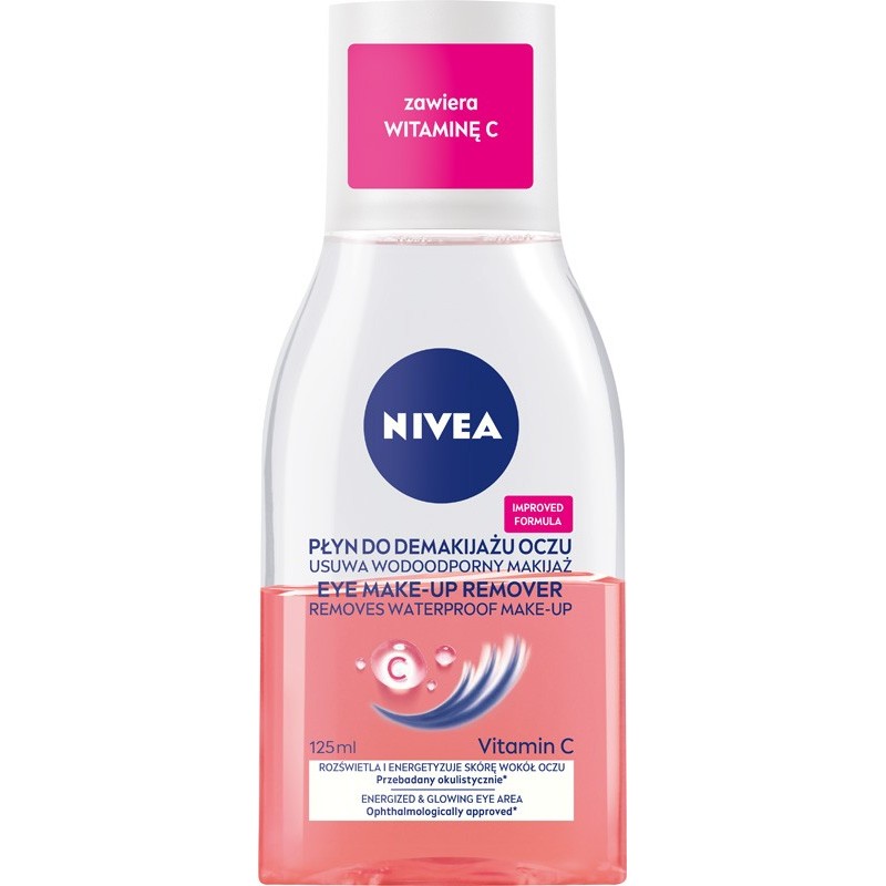 NIVEA Dwufazowy płyn do demakijażu oczu Vitamin C 125 ml