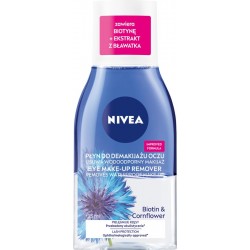 NIVEA Dwufazowy płyn do demakijażu oczu Biotin & Cornflower 125 ml