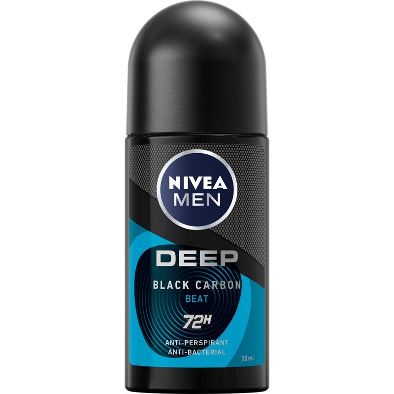 NIVEA MEN Antyperspirant w kulce Deep Black Carbon Beat 50 ml