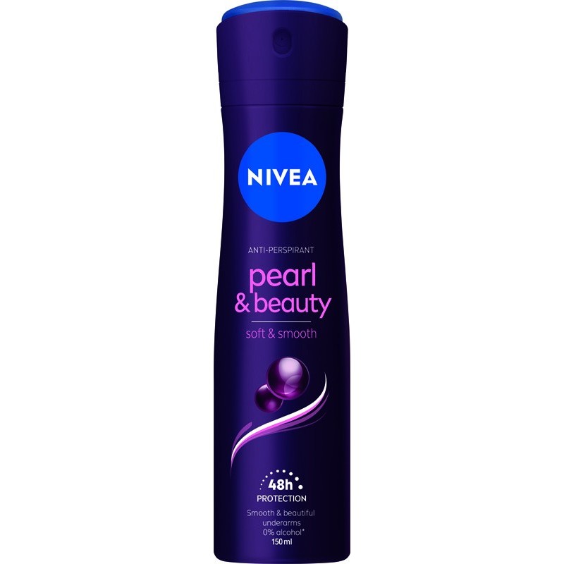 NIVEA Antyperspirant damski w sprayu Pearl & Beauty Black Pearl 150 ml