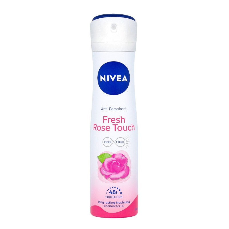 NIVEA Antyperspirant damski w sprayu Fresh Rose Touch 150 ml