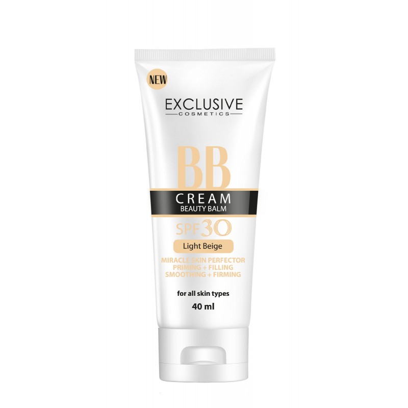 EXCLUSIVE BB Cream Beauty Balm SPF 30 Light Beige 40 ml