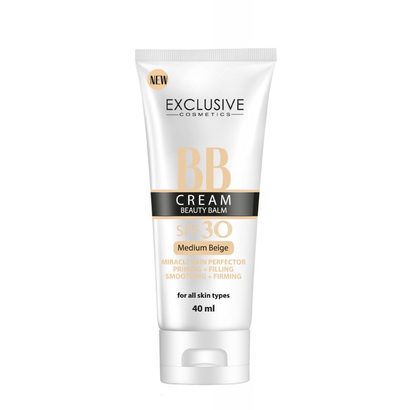 EXCLUSIVE BB Cream Beauty Balm SPF 30 Medium Beige 40 ml