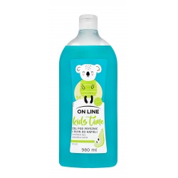 On Line Kids Time Żel pod prysznic i do kąpieli 2w1 dla dzieci - zapach gruszki  980ml