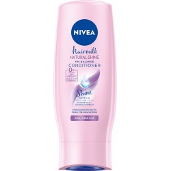 NIVEA Hairmilk Mleczna odżywka do włosów wzmacniająca blask Natural Shine 200 ml