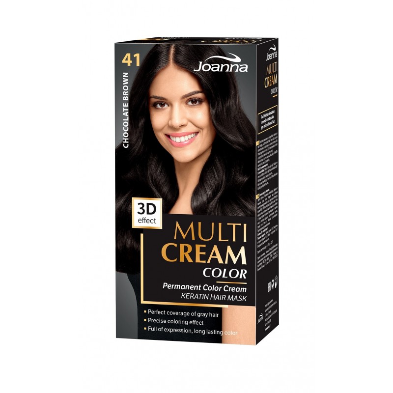JOANNA Multi Cream Color Farba do włosów nr 41 Czekoladowy Brąz