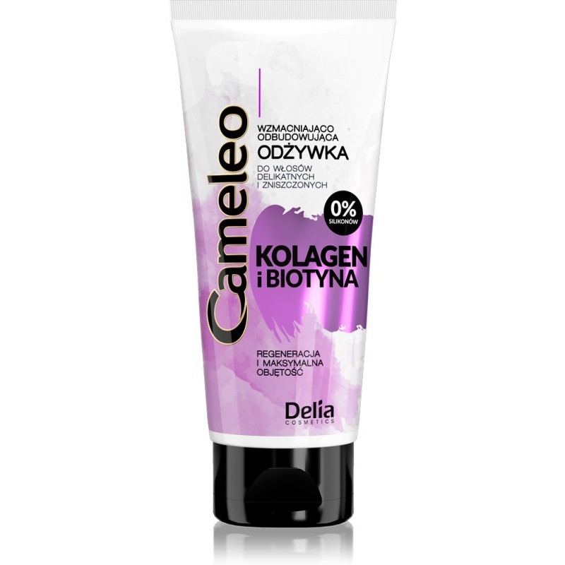 DELIA COSMETICS CAMELEO Kolagen i Biotyna Odżywka wzmacniająco-odbudowująca  200ml