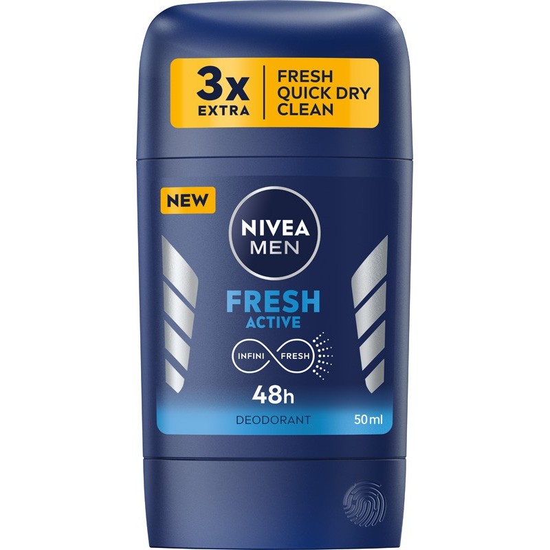 NIVEA MEN Dezodorant w sztyfcie Fresh Active 50 ml
