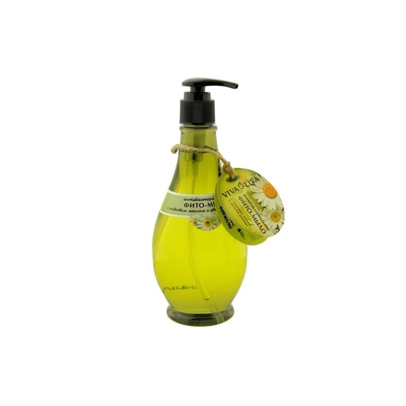 VIVA OLIVA Mydło o działaniu przeciwbakteryjnym z oliwą z oliwek i kwiatem rumianku 400 ml