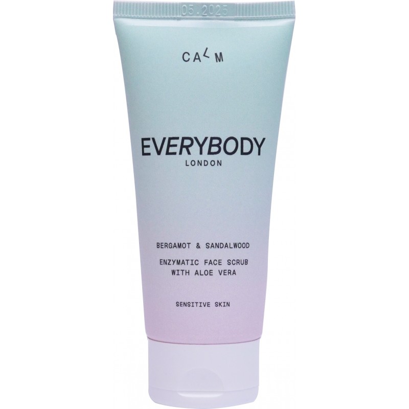 EVERYBODY Calm Enzymatyczny Peeling do cery wrażliwej - Bergamotka i Drzewo Sandałowe 50ml