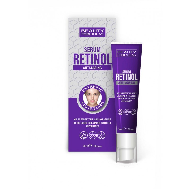BEAUTY FORMULAS Retinol Anti-Ageing Serum do twarzy z retinolem 30 ml