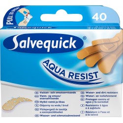 Salvequick Plastry Aqua Resist  wodoodporne  1op-40szt