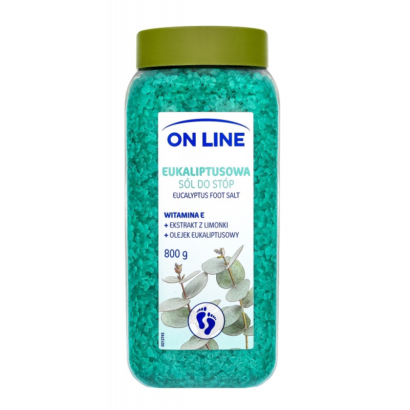 ON LINE Sól do stóp - Eukaliptusowa 800g