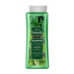JOANNA Naturia Szampon do włosów normalnych i przetłuszczających się - Pokrzywa i Zielona herbata 500 ml