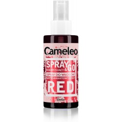 DELIA COSMETICS CAMELEO Spray & Go Czerwony spray koloryzujący do włosów 150ml