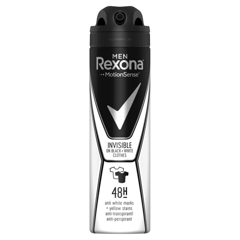 Rexona Motion Sense Men Dezodorant spray Invisible Black & White  150ml